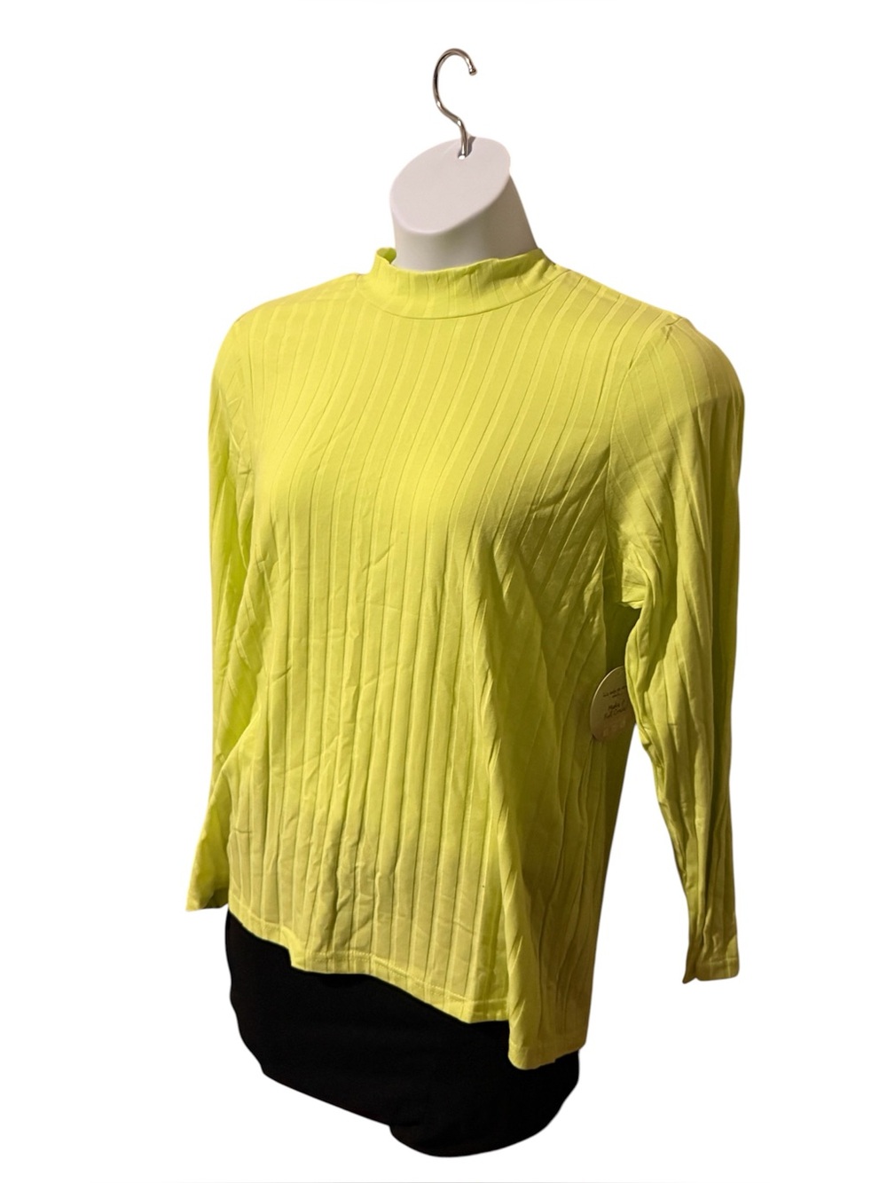 Yellow Ribbed Long Sleeve - Picture 4 of 14
